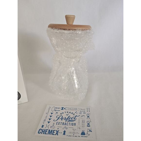 New In Box Chemex Handblown Cream & Sugar Set Never used Coffee accessory - Picture 8 of 9